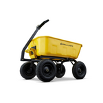 Gorilla Carts 8 Cu. Ft. Steel Dump Cart w/ 39" x 28" Bed & 13" Pneumatic Tires