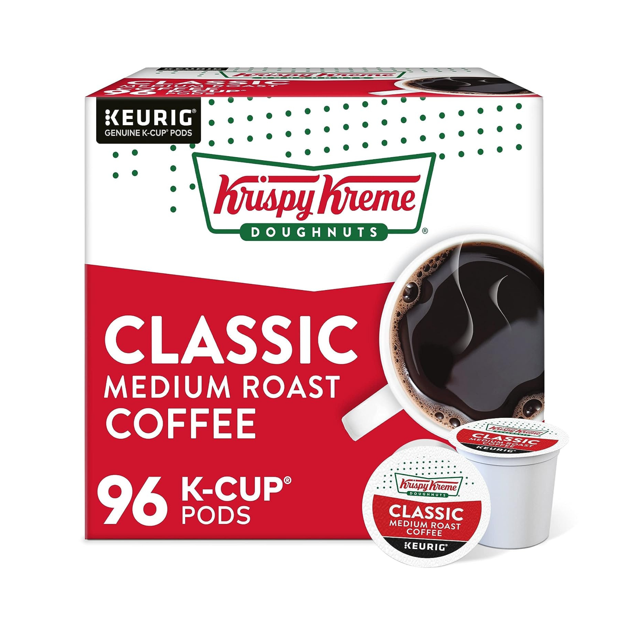 96-Count Krispy Kreme Classic Coffee K-Cup Pods