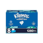 8-Boxes Kleenex Expressions Trusted Care Facial Tissues (160 Tissues per Box)