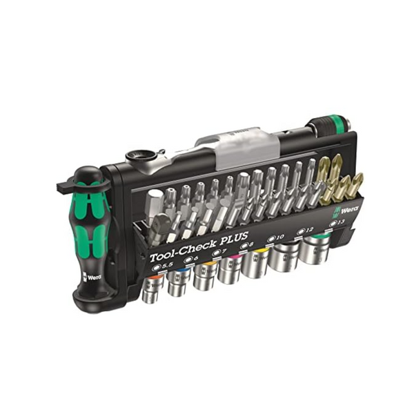 39-Piece Wera Tool-Check Plus Bit Ratchet Set with Sockets (Metric)