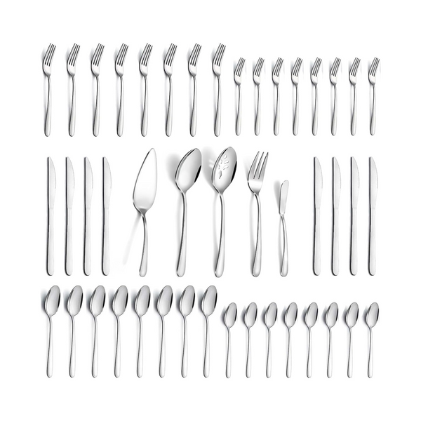 45-Piece Apeo Stainless Steel Silverware Set