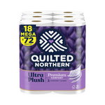 2-Pack 18 Mega Rolls Quilted Northern Ultra Plush Toilet Paper