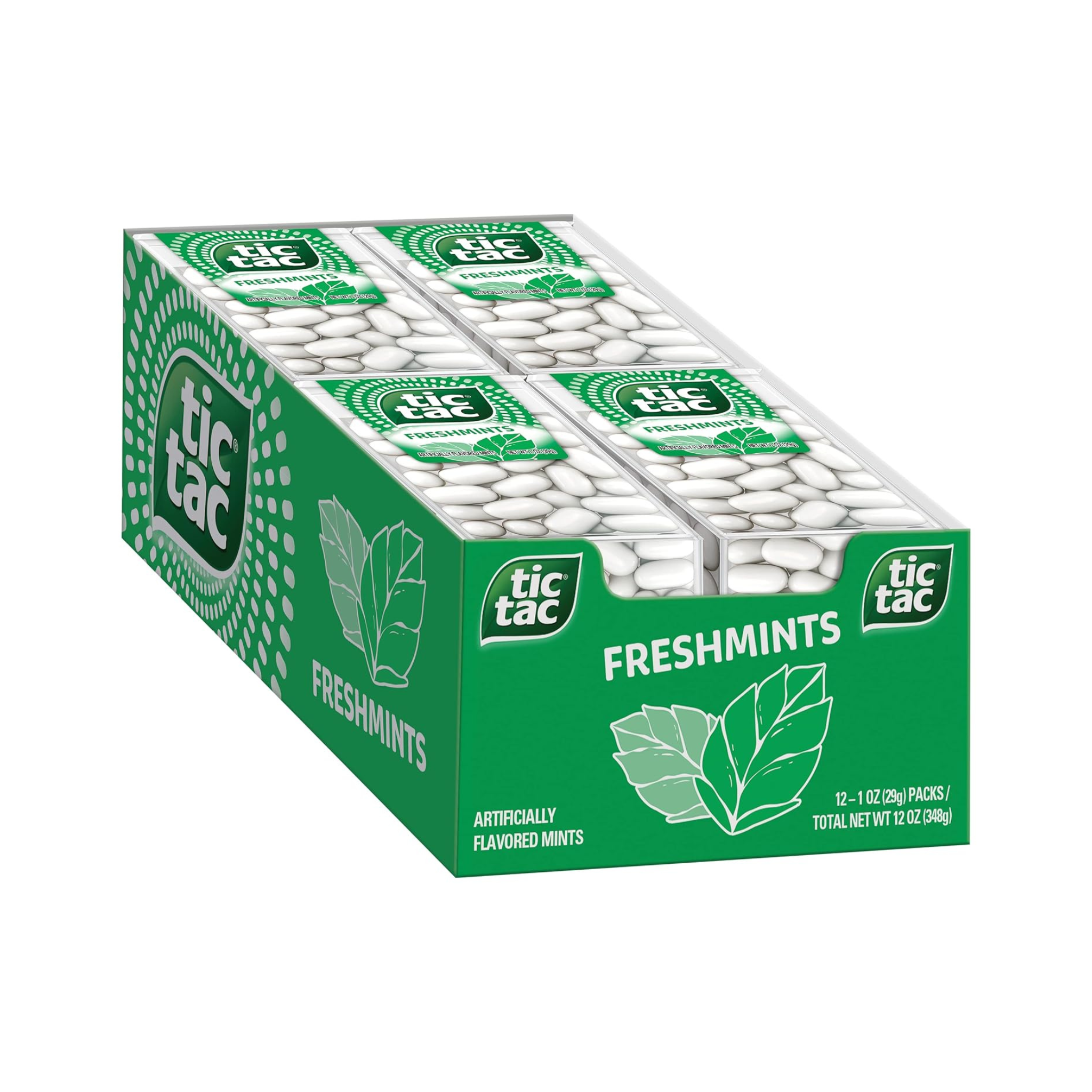 Tic Tac Freshmint Breath Mints, 12 Pack,
