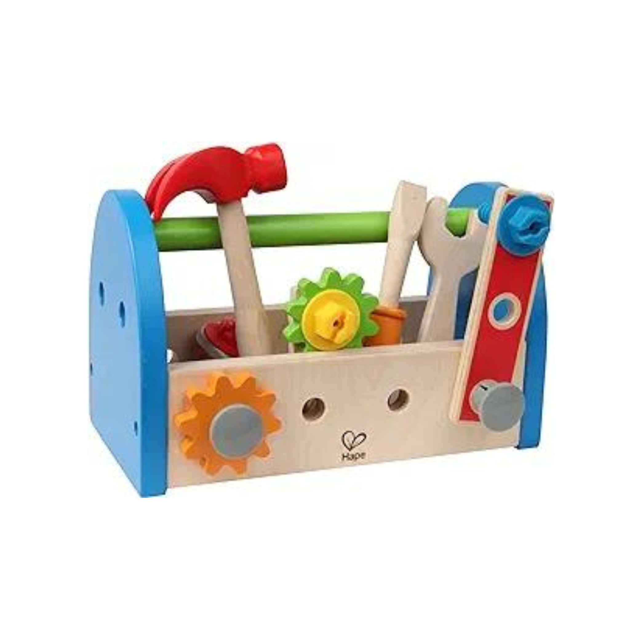 Hape Fix It Kid’s Wooden Tool Box And Accessory Play Set