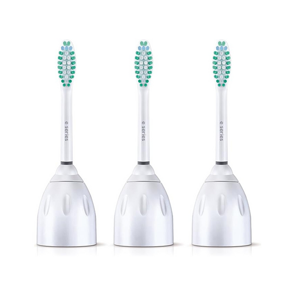 3 Pack Of Philips Sonicare Genuine E-Series Replacement Toothbrush Heads