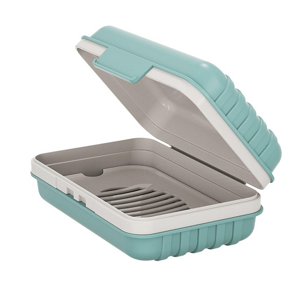 Doter 5" x 4" Leakproof Travel Soap Dish with Lid