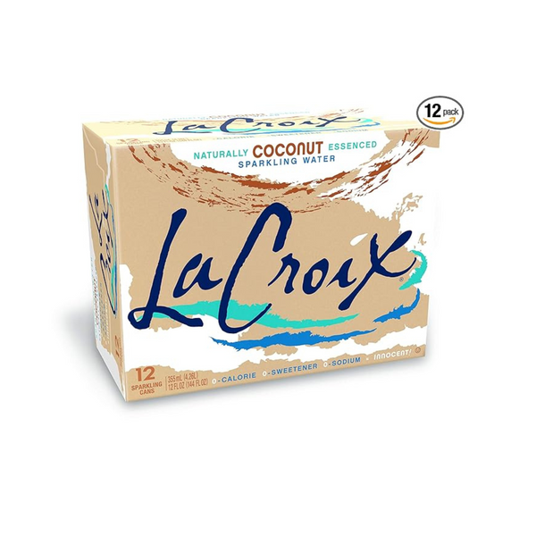 12-Count 12-Oz LaCroix Sparkling Water (Coconut)