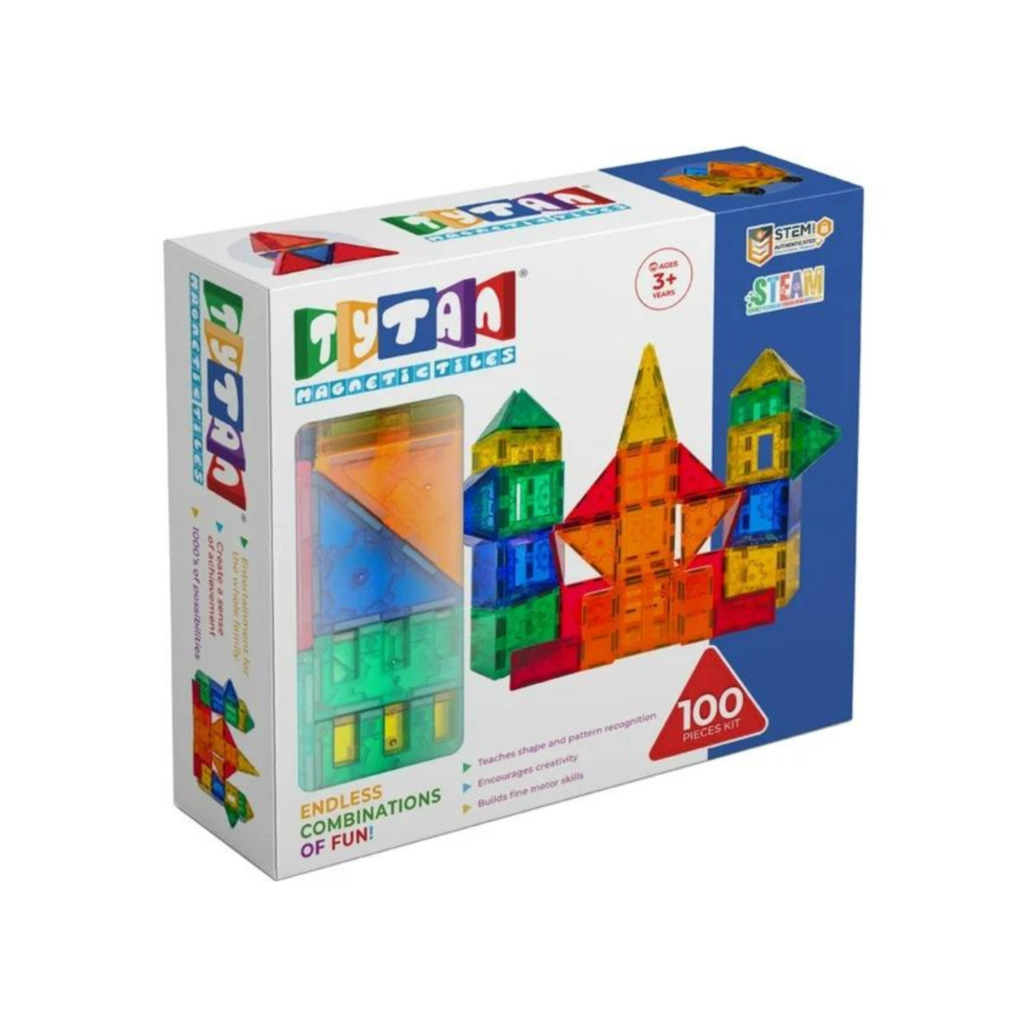 magnetic tiles 100 pieces