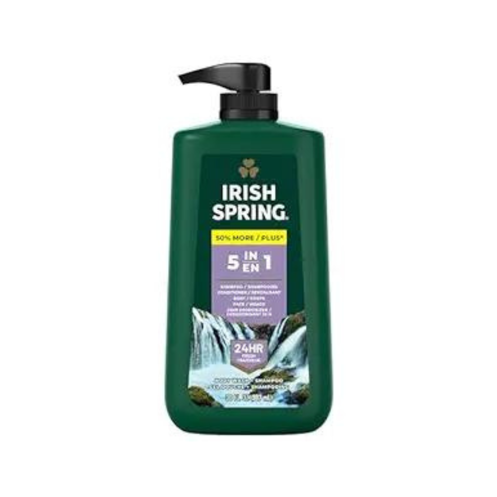 Irish Spring 5 in 1 Body Wash for Men, 30 Oz Pump Bottle