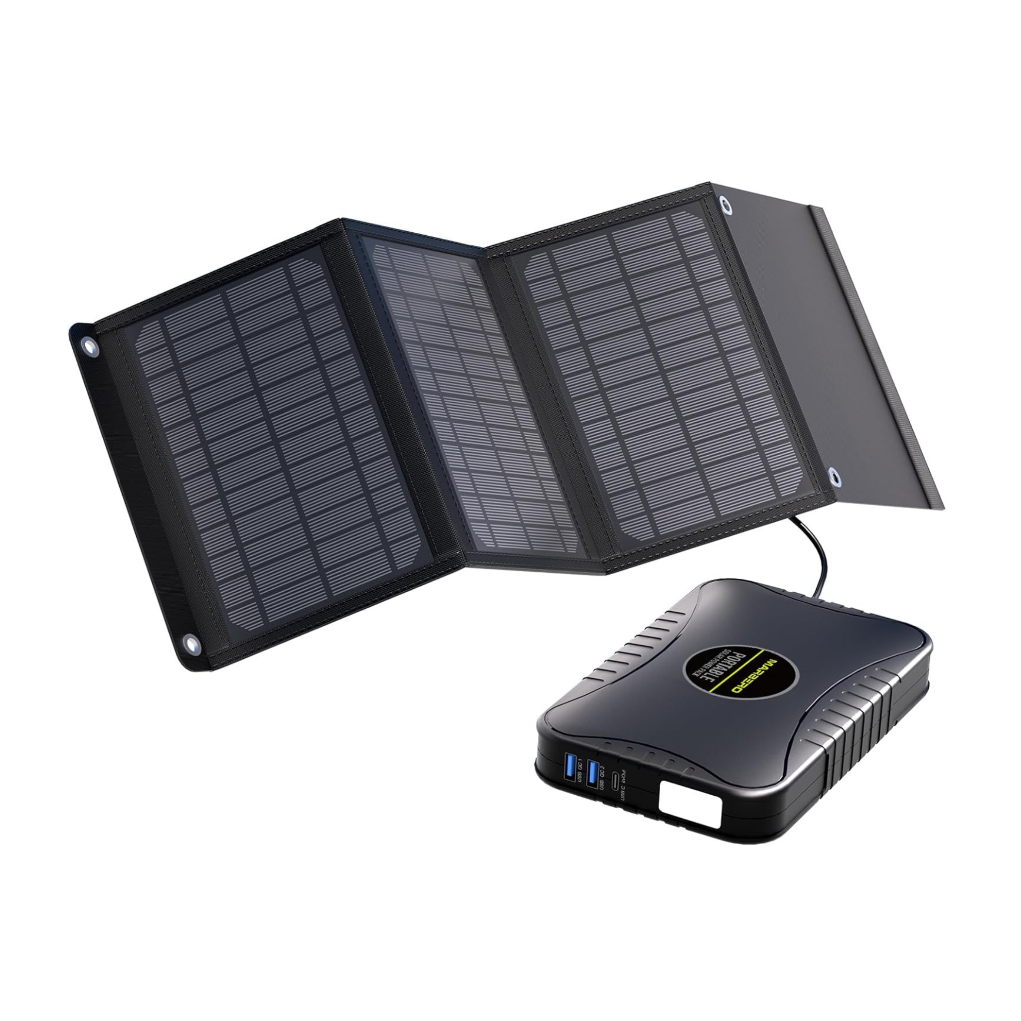 Marbero 52Wh Portable Power Station Solar Generator w/ 22W Solar Panels