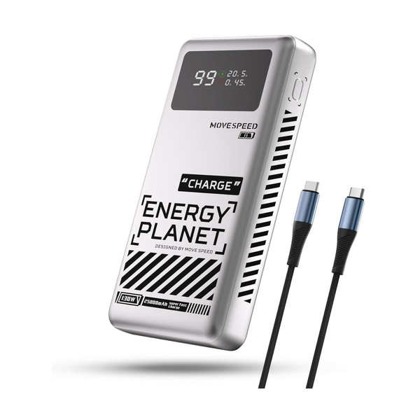 MOVE SPEED 25000mAh 130W 3-Port USB-C Portable Power Bank