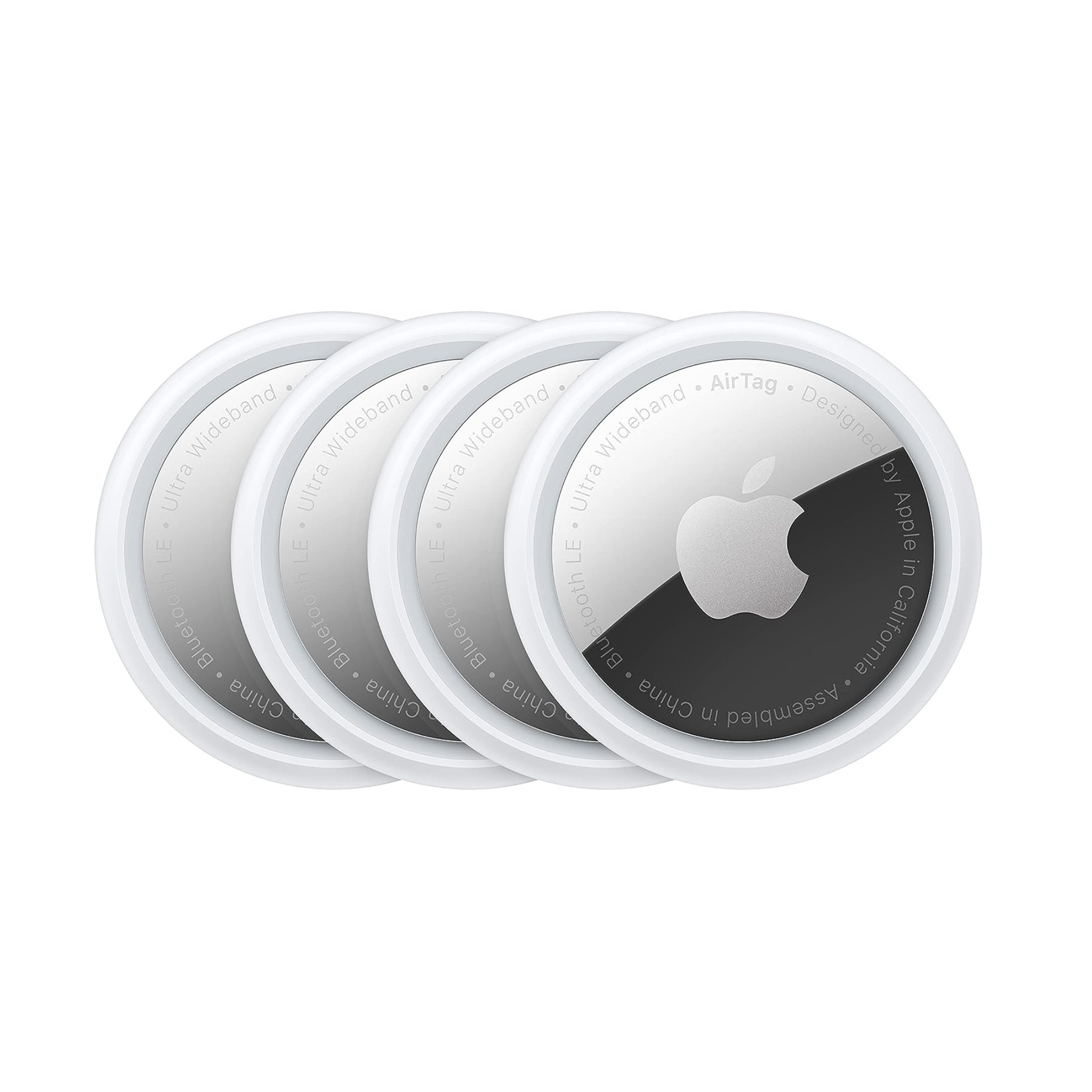 4-Pack Apple AirTags Sleek Tracker Devices