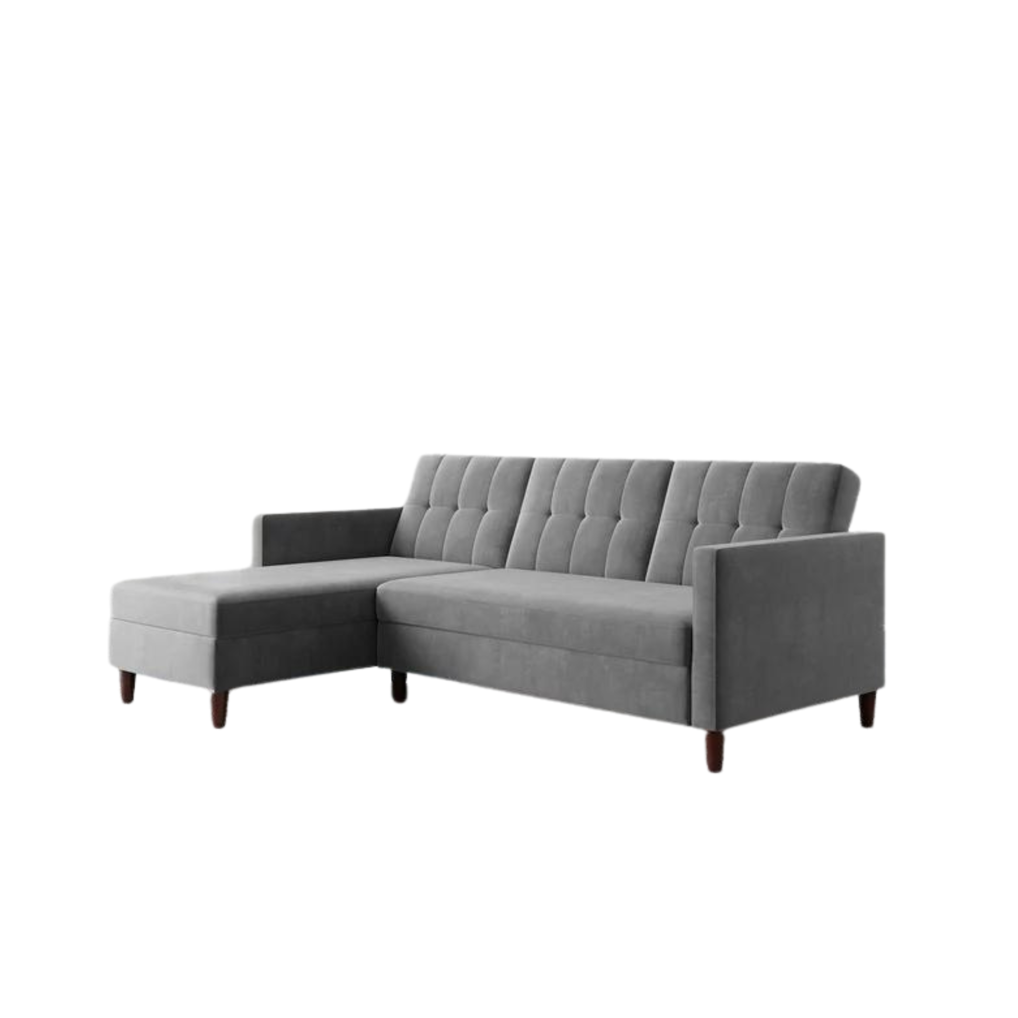 DHP Hartford Reversible Storage Sectional Futon w/ Chaise (Various Colors)