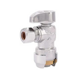SharkBite 1/2"x3/8" Compression Angle Stop Brass Plumbing Valve