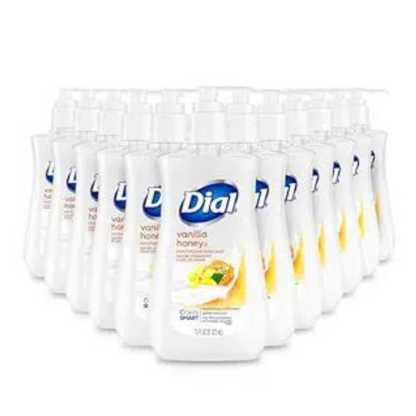 Pack of 12 Dial Liquid Hand Soap, Vanilla Honey, 7.5 fl oz