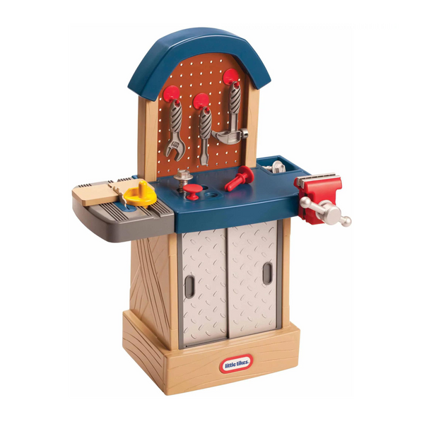 Little Tikes Tough Workshop Construction Play Set with 11 Pieces