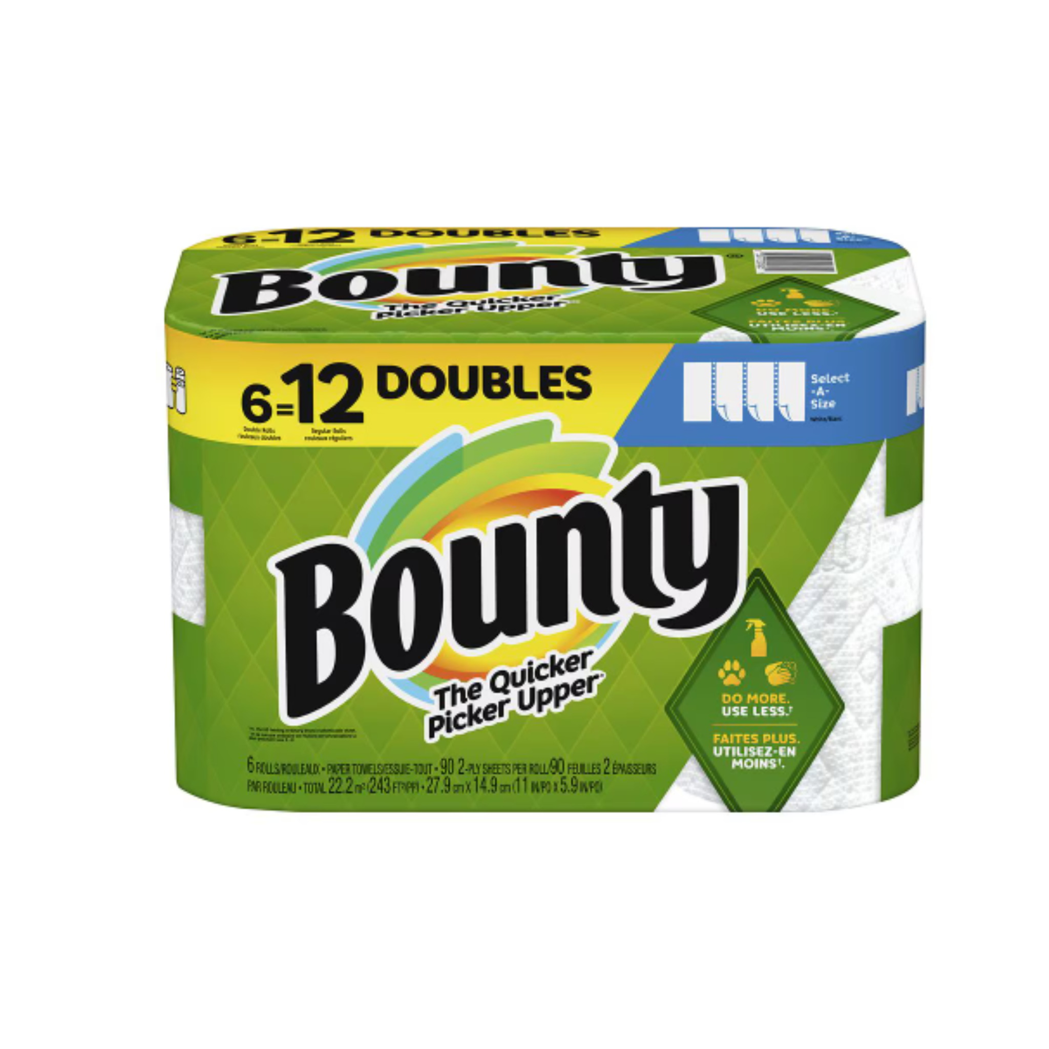 6-Count Bounty Select-A-Size Paper Towels (Double Rolls)