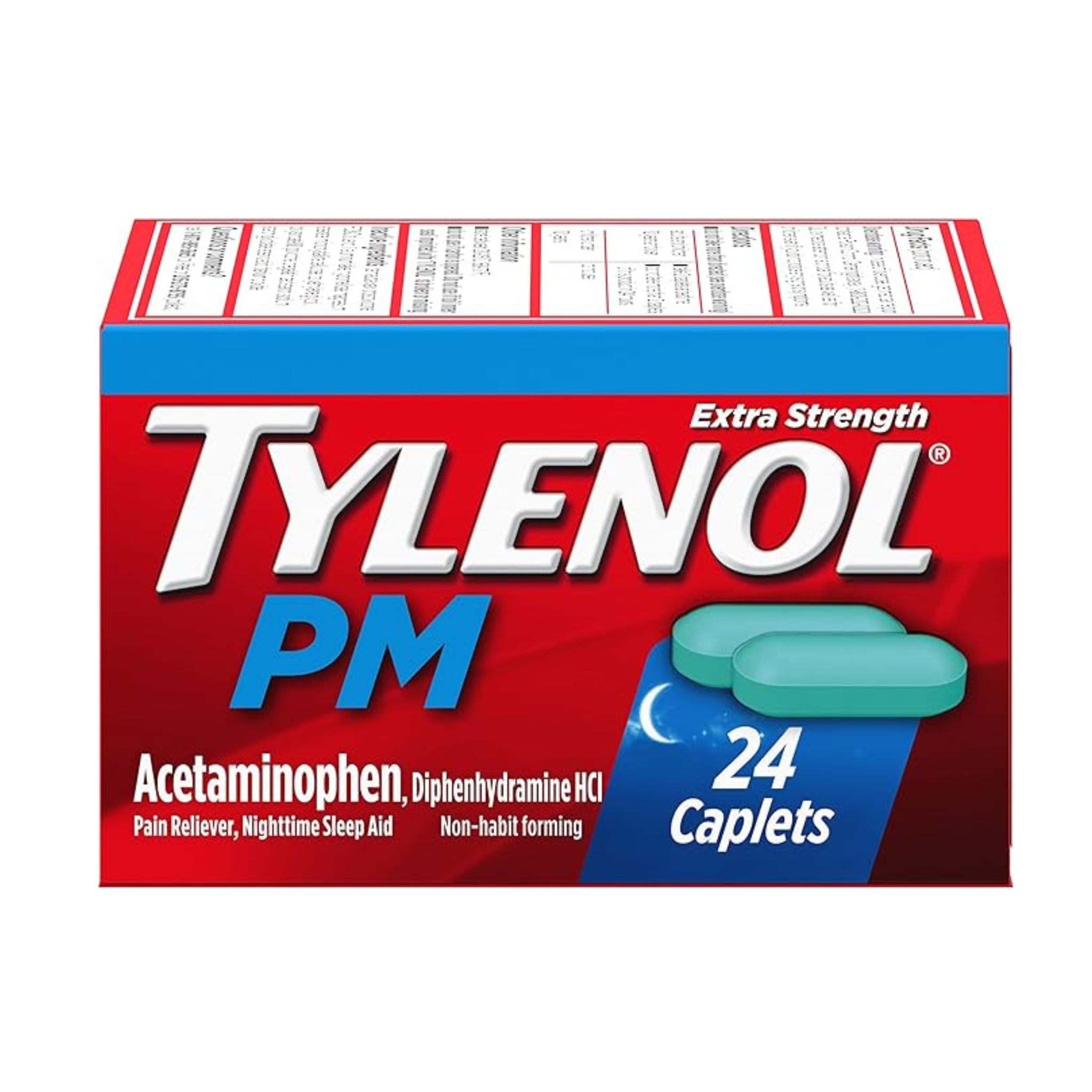 24-Ct Tylenol PM Extra Strength Pain Reliever & Sleep Aid Caplets