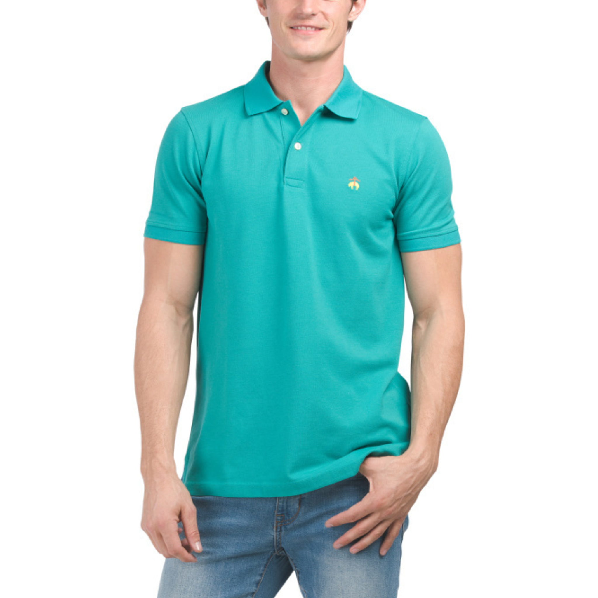 Brooks Brothers Short Sleeve Solid Cotton Pique Polo