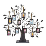 Philip Whitney Family Tree Picture Frame w/ 10 Hanging Photo Frames