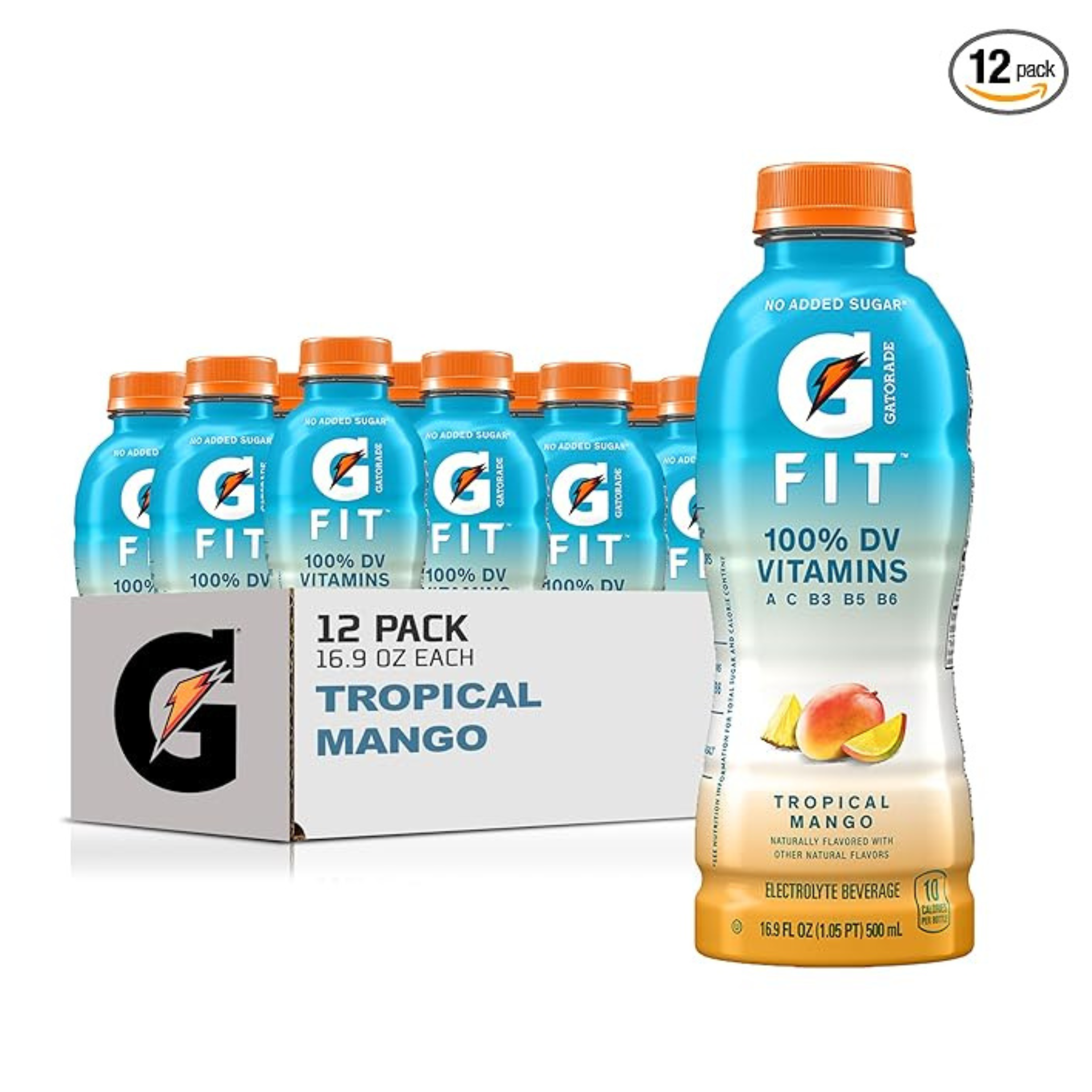 Pack of 12 Gatorade Fit Electrolyte Healthy Real Hydration Beverage