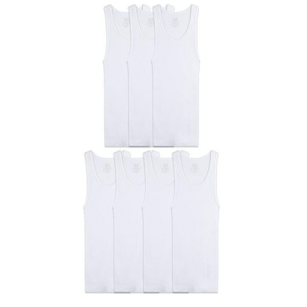 Fruit of the Loom Boys’ Eversoft Cotton Undershirts, 7 Pack