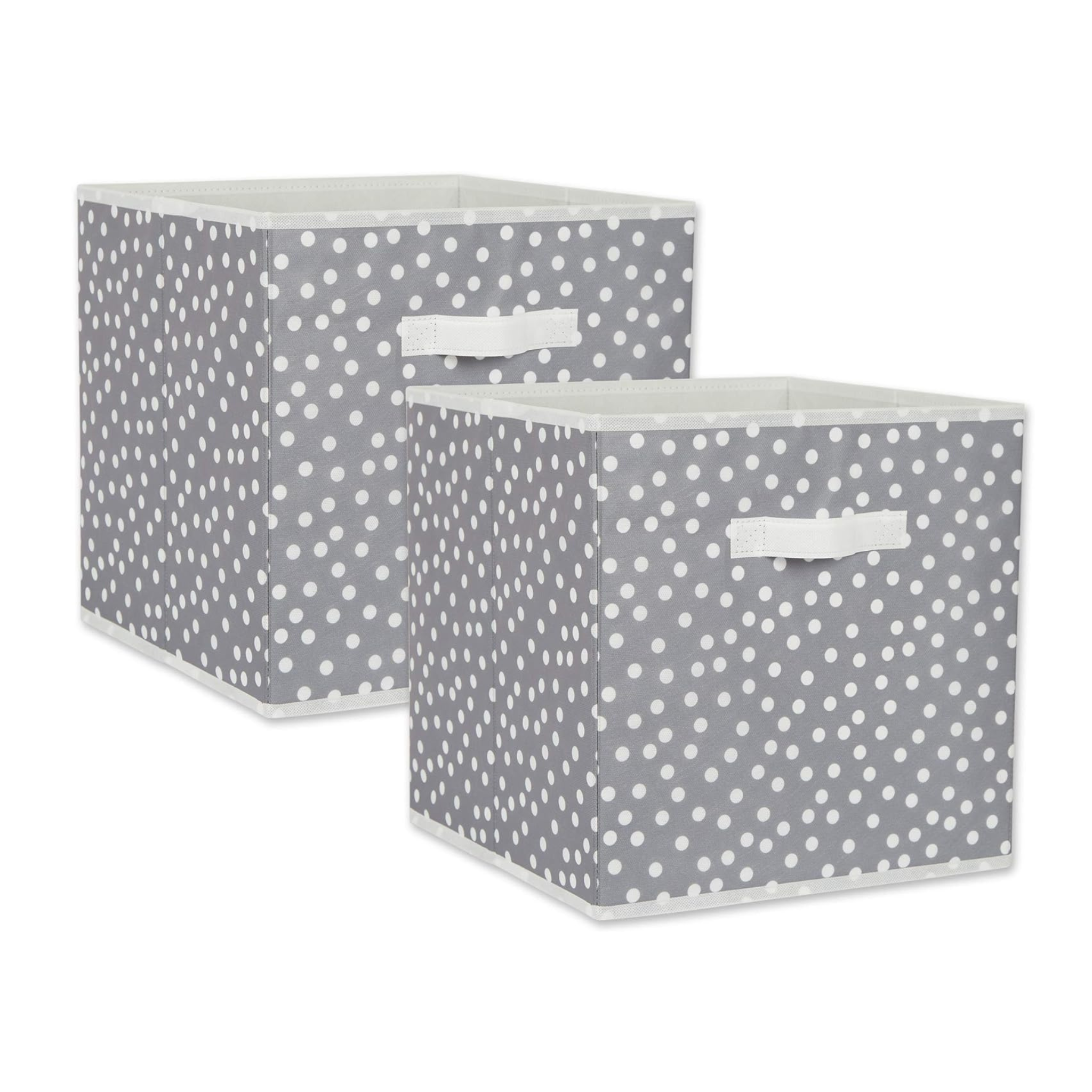 Set of 2 Non Woven Storage Collection Collapsible Bins