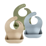 Silicone Baby Bibs, 3 Pcs