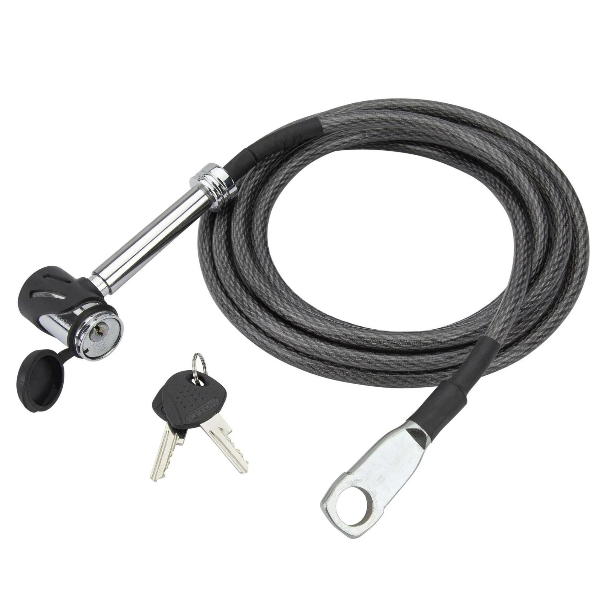 TowSmart 784 12ft Braided Steel Cable with Hitch Lock