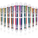 24 Pack Of 6 Color Ballpoint Pens