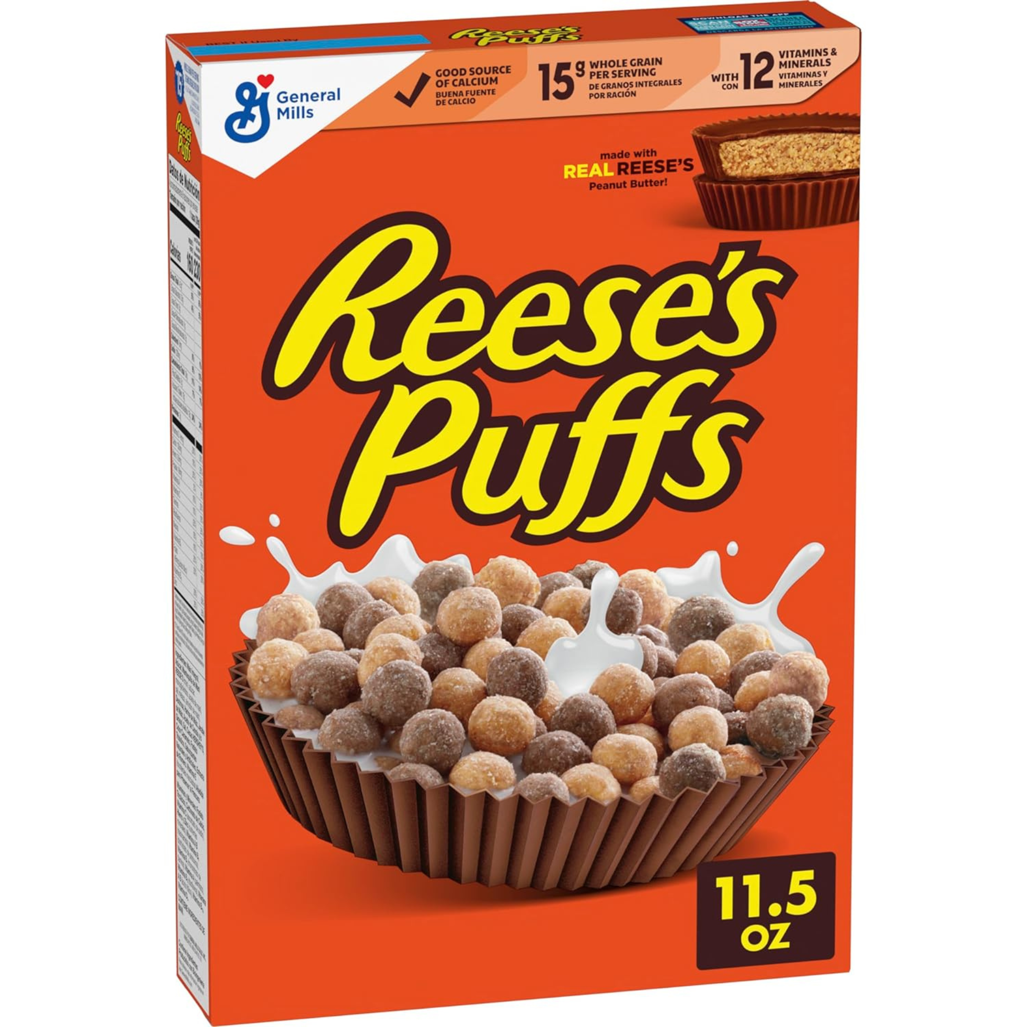 Get 2 Boxes Of Reese's Puffs Cereal, 11.5 OZ Box