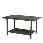 Hampton Bay Windsor Steel Outdoor Coffee Table (Brown)