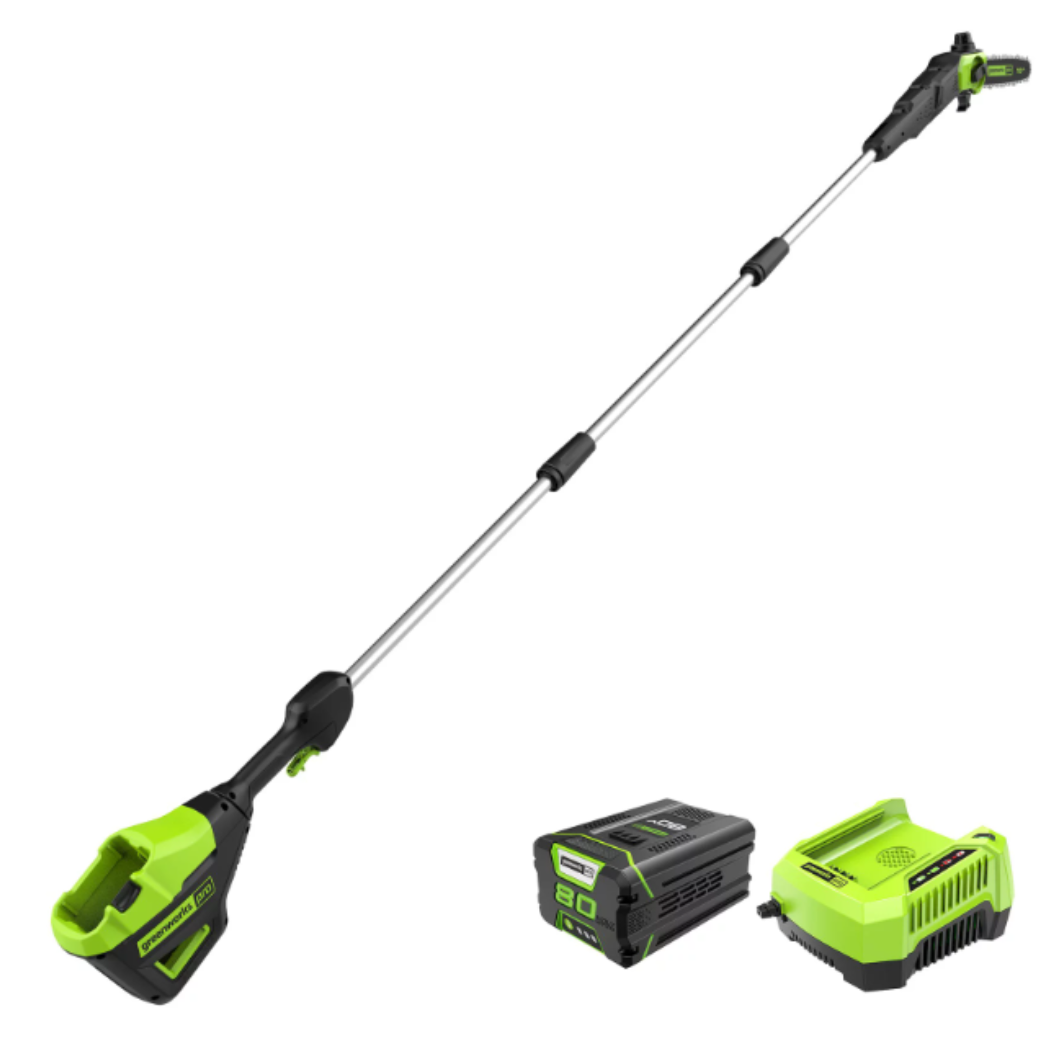 Greenworks 80V 10" Cordless Battery Polesaw w/ 2.0Ah Battery & Charger