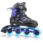 Adjustable Inline Skates with Full Light up Wheels
