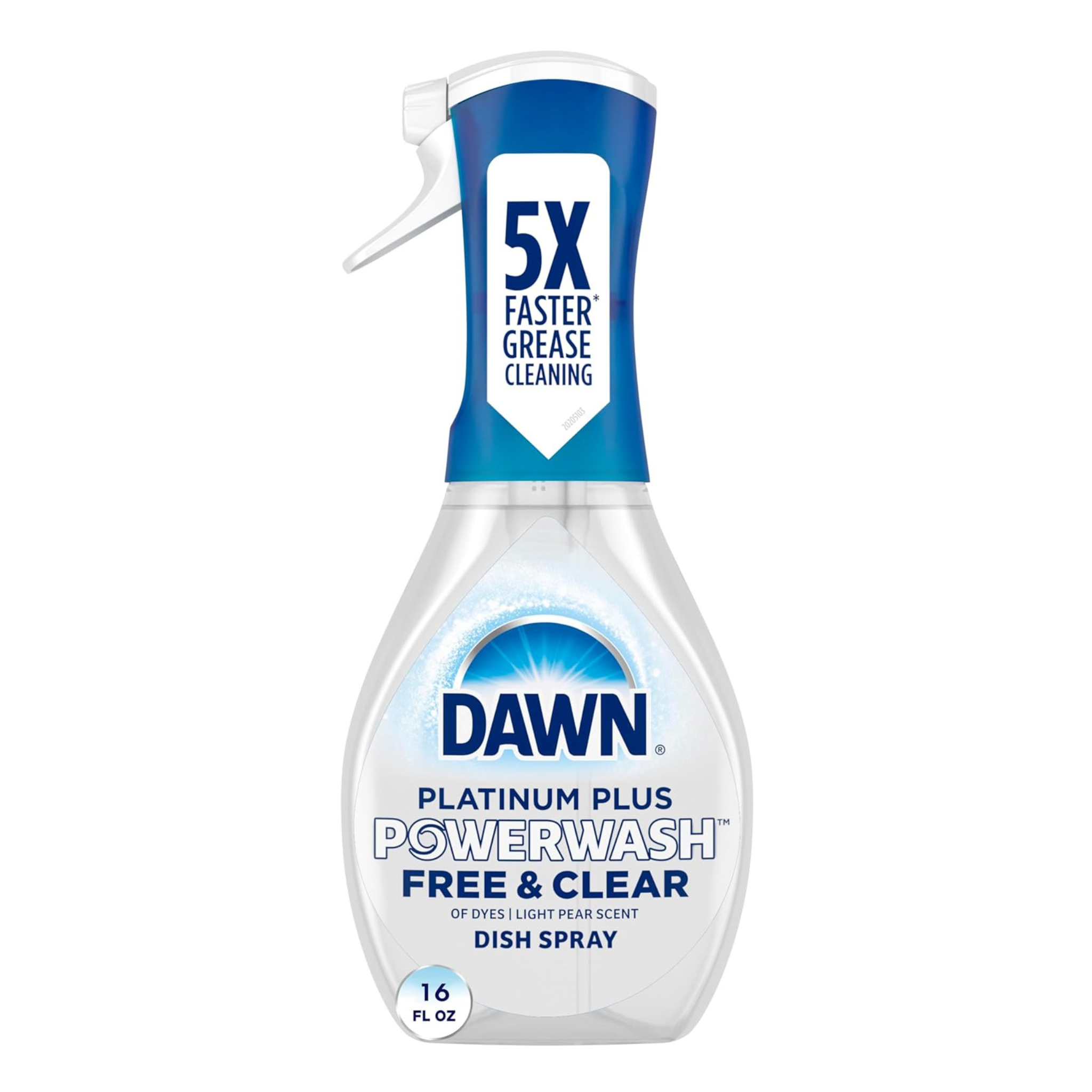Dawn Powerwash Free & Clear Light Pear Dish Spray, 16 Fl Oz