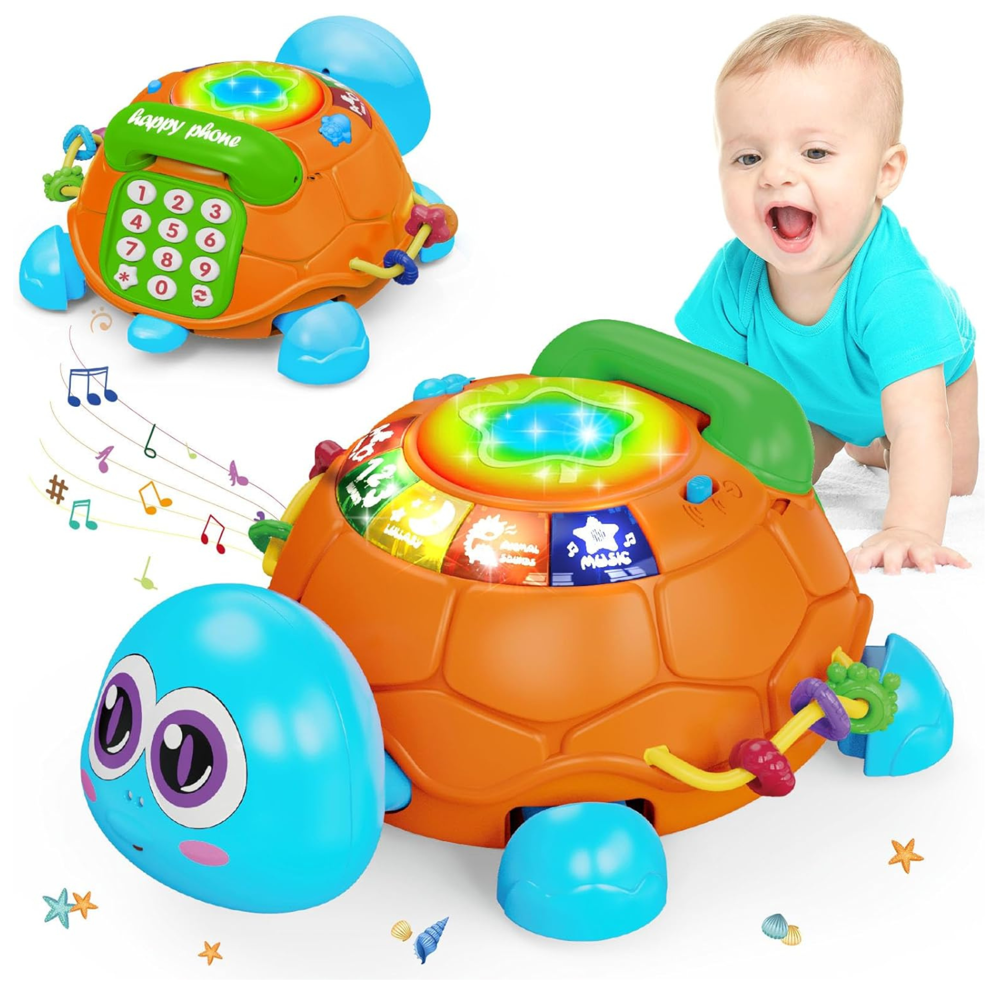 Baby Crawling Infant Musical Turtle Crawling Toys