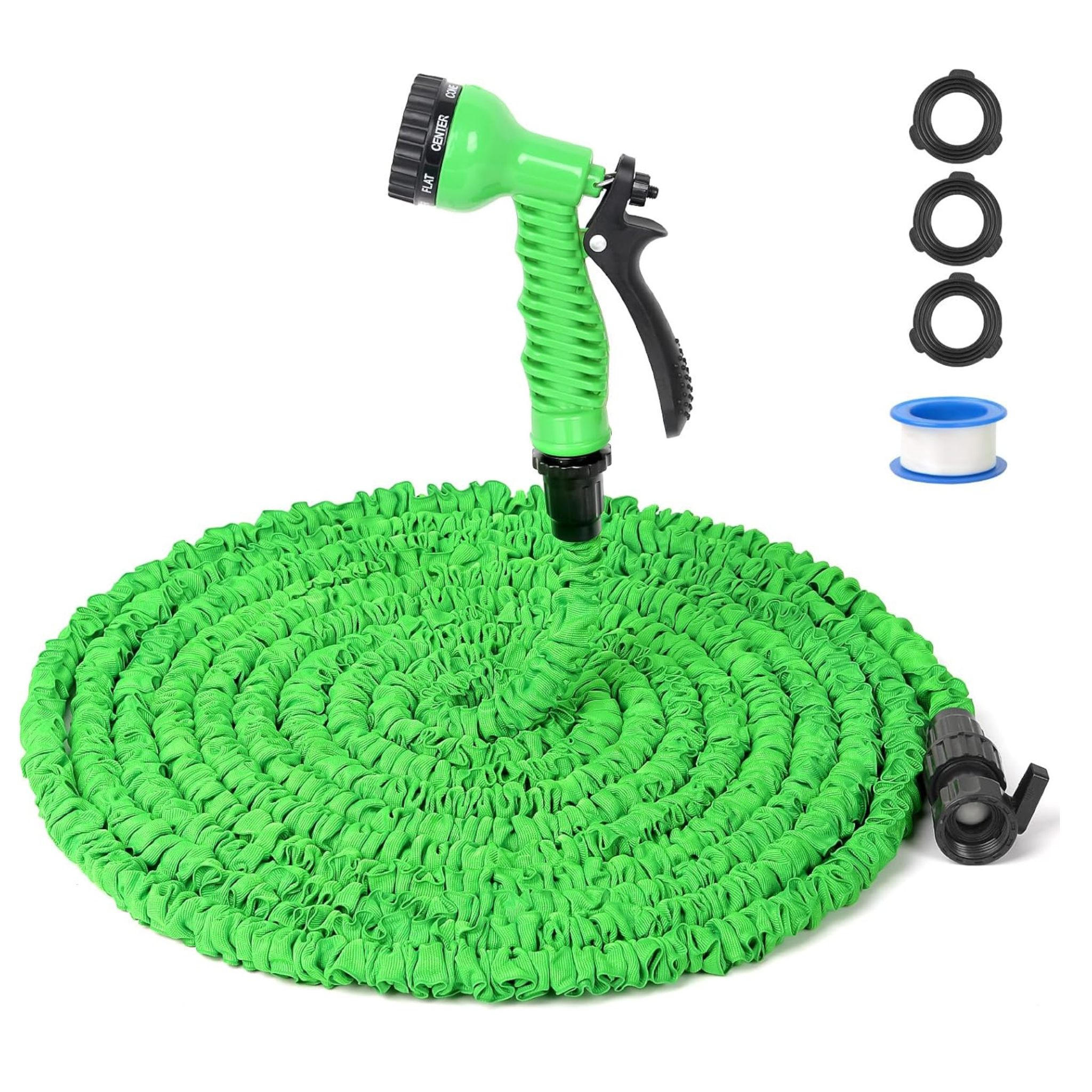 50FT Flexible Water Hose with Spray Nozzle
