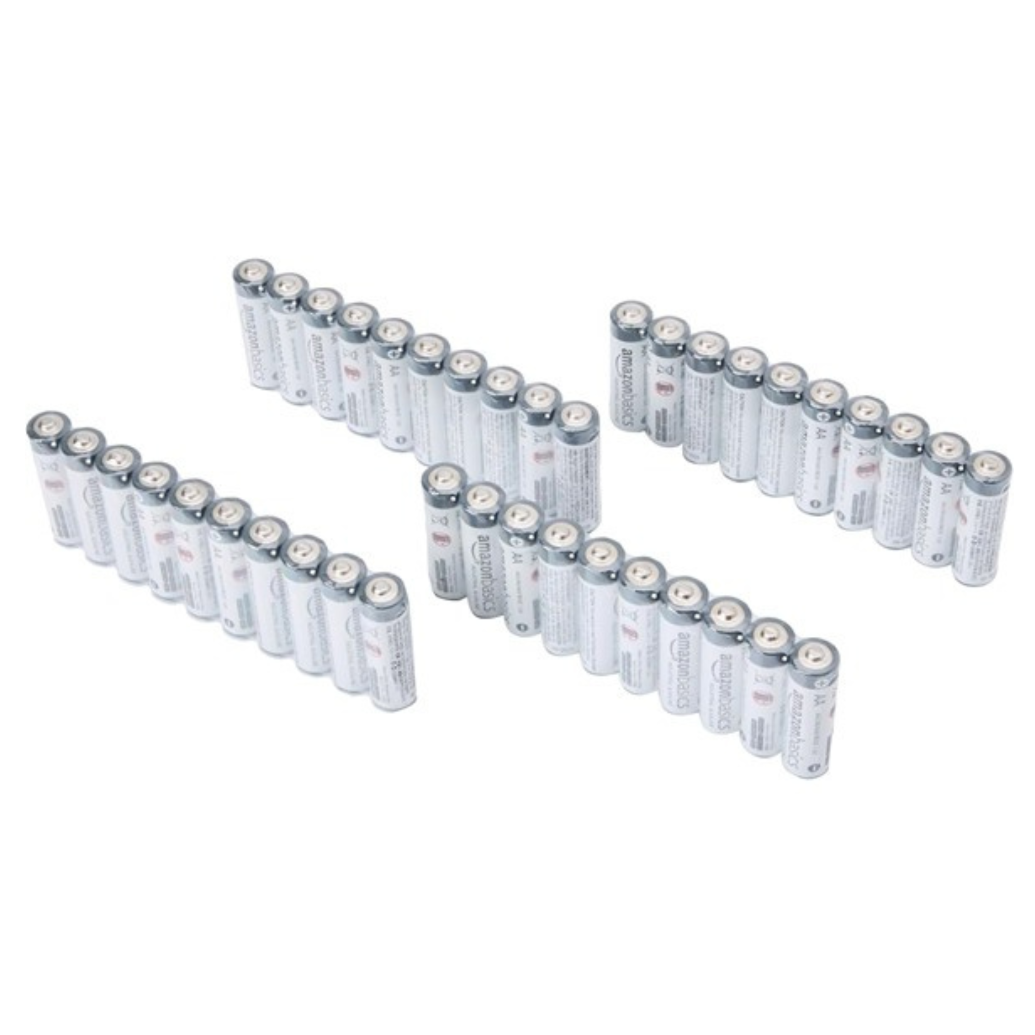 40-Pack of Amazon Basics AA Alkaline Batteries