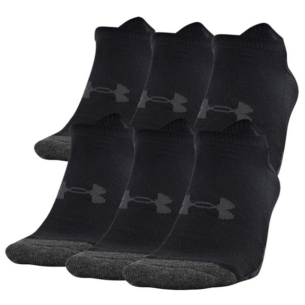 6-Pair Under Armour Performance Tech No Show Socks