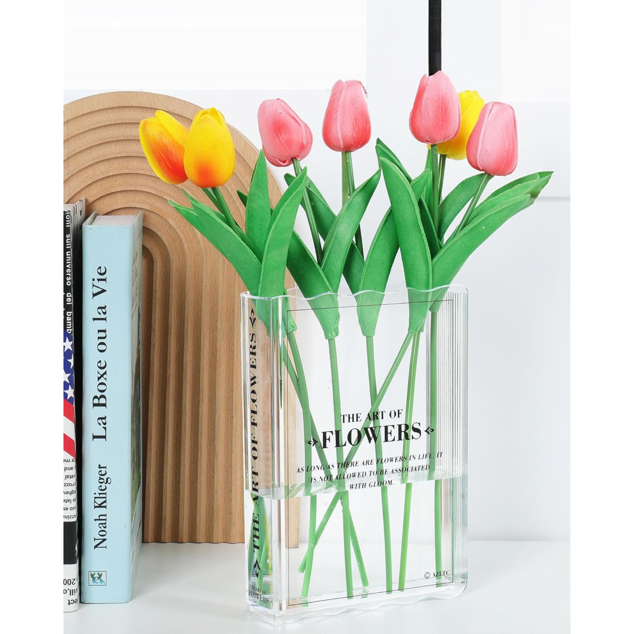 Book-Shaped Flower Vase