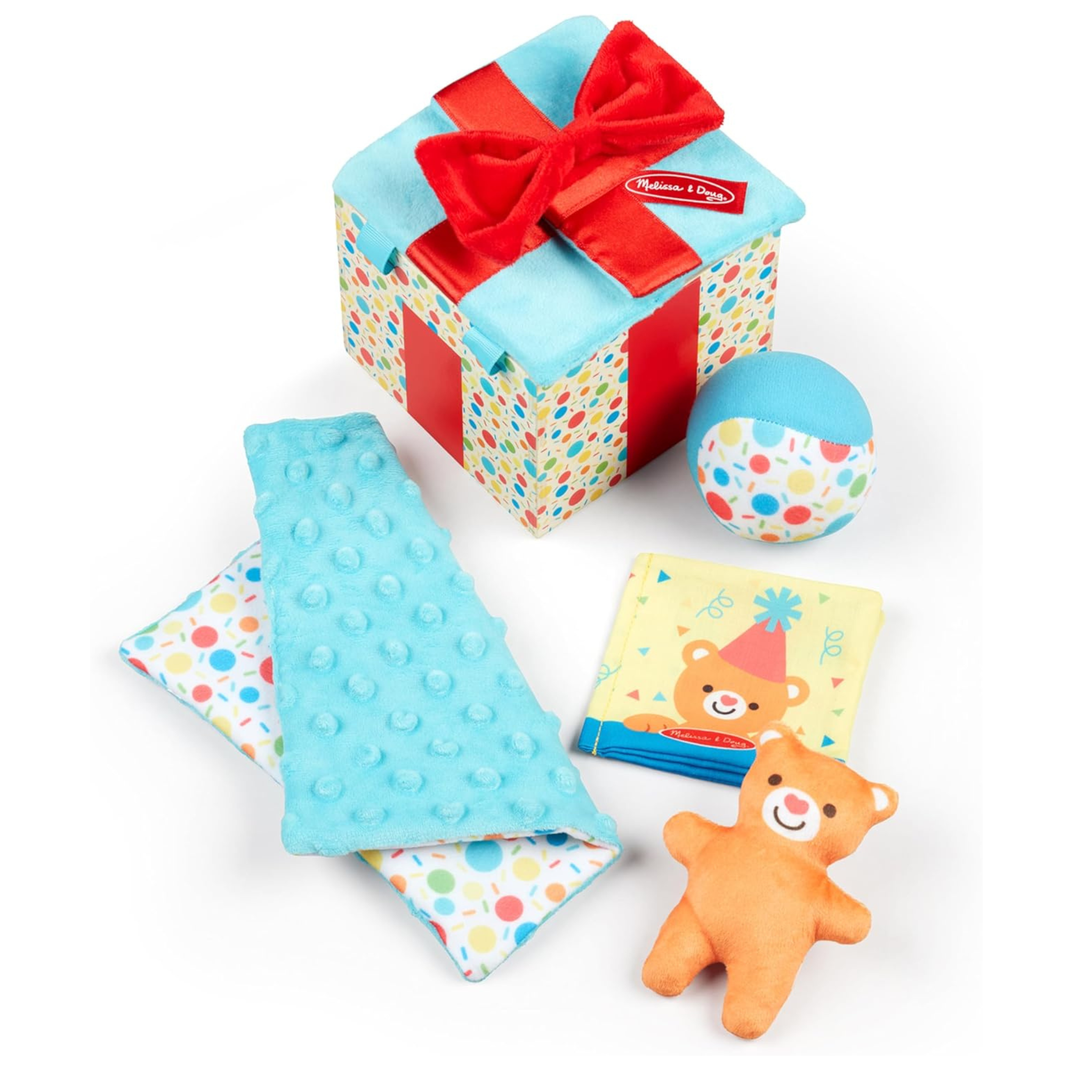5-Piece Melissa & Doug Infant Toy Wooden Gift Box