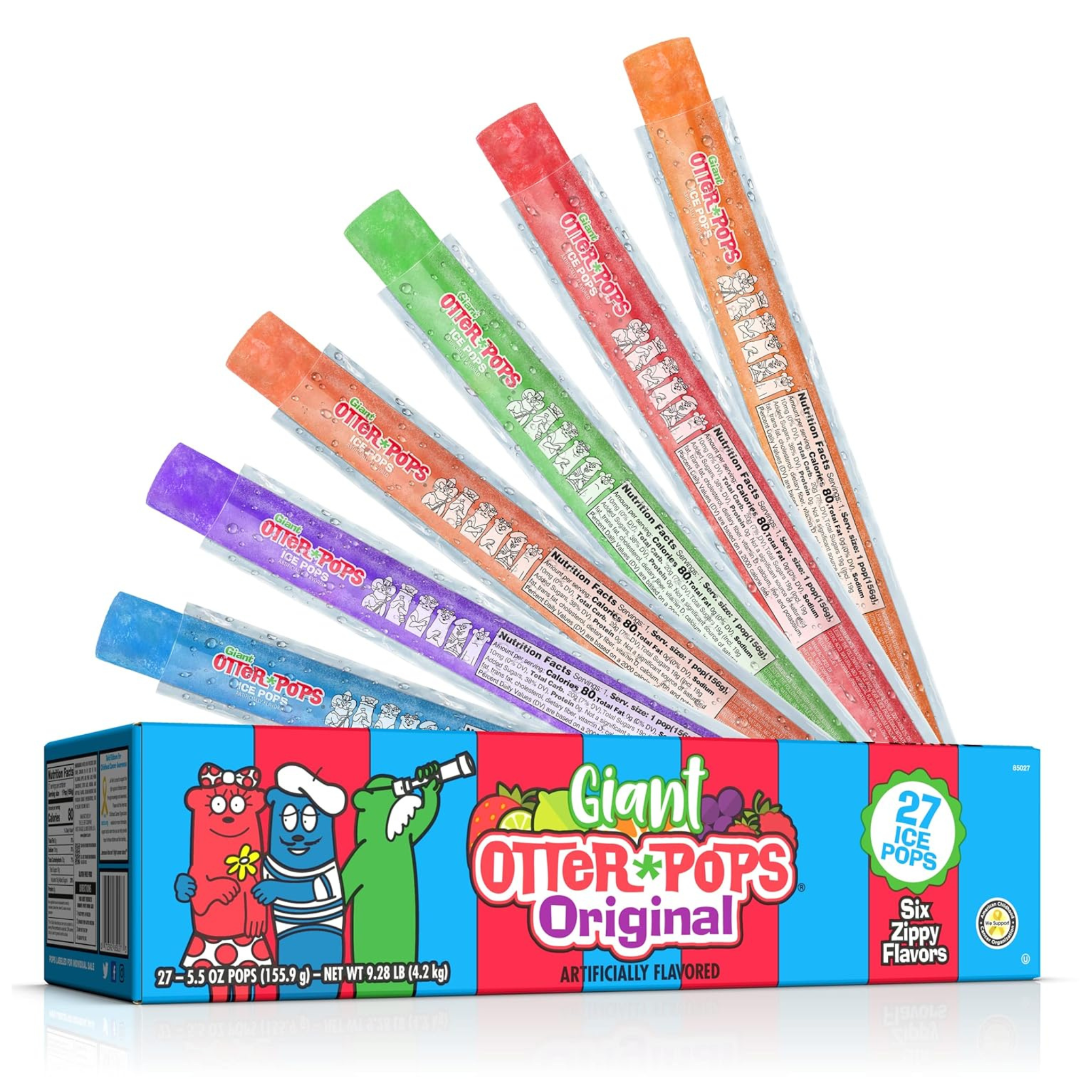 27 Giant Otter Pops In Six Zippy Flavors (OU)