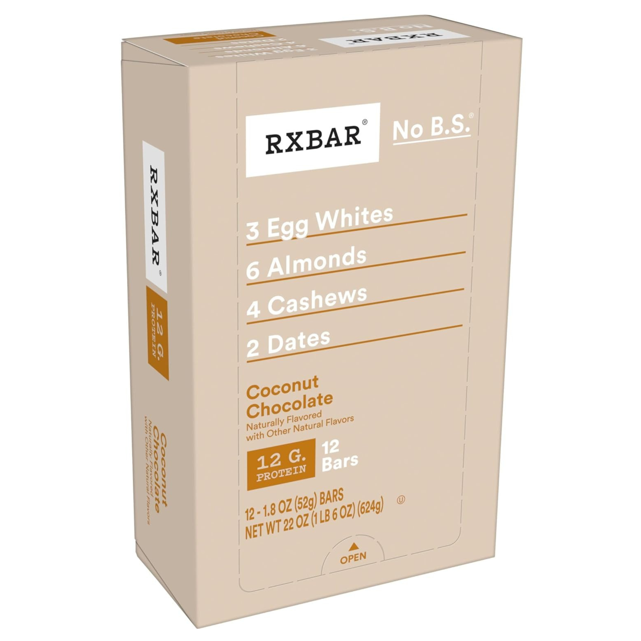 12-Pack 1.83-Oz RXBAR Protein Snack Bars (Coconut Chocolate)