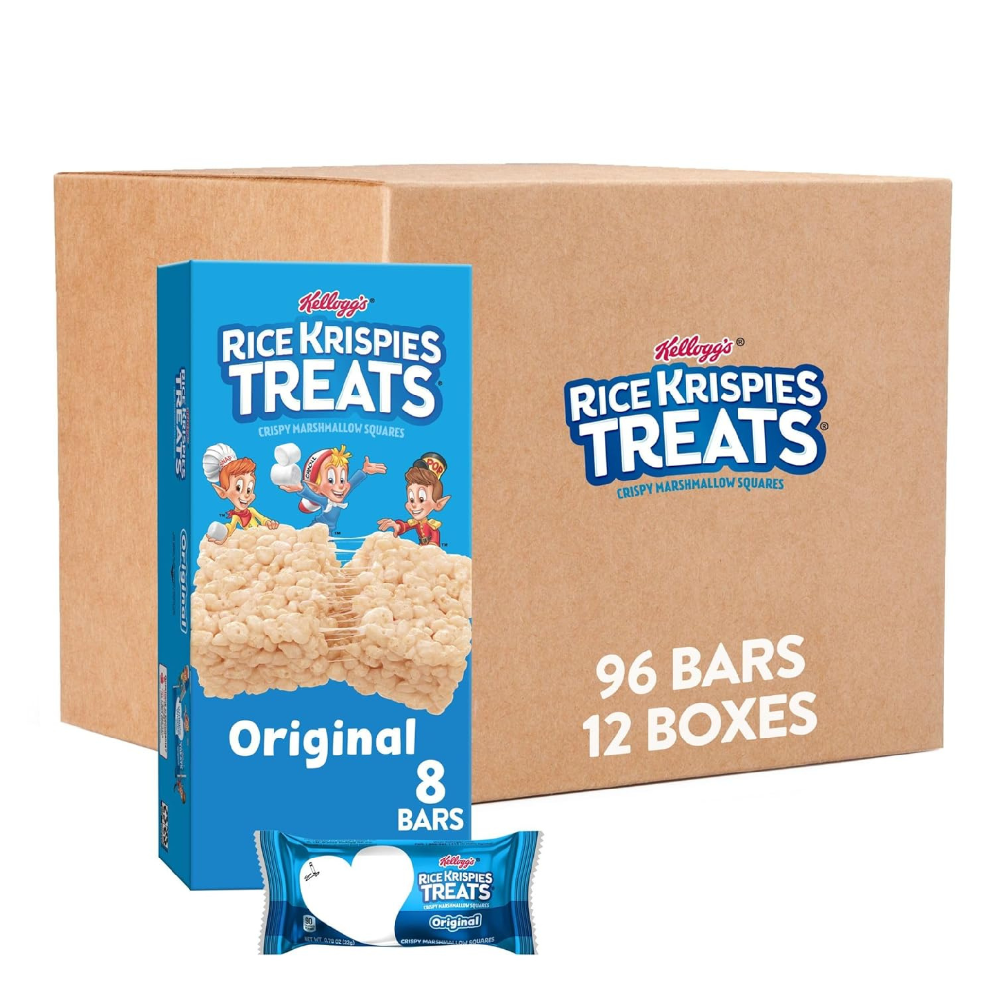 96-Count 0.78-Oz Rice Krispies Treats Marshmallow Snack Bars