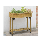 Vegtrug 4-Pocket Slimline Cedar Herb Garden Planter