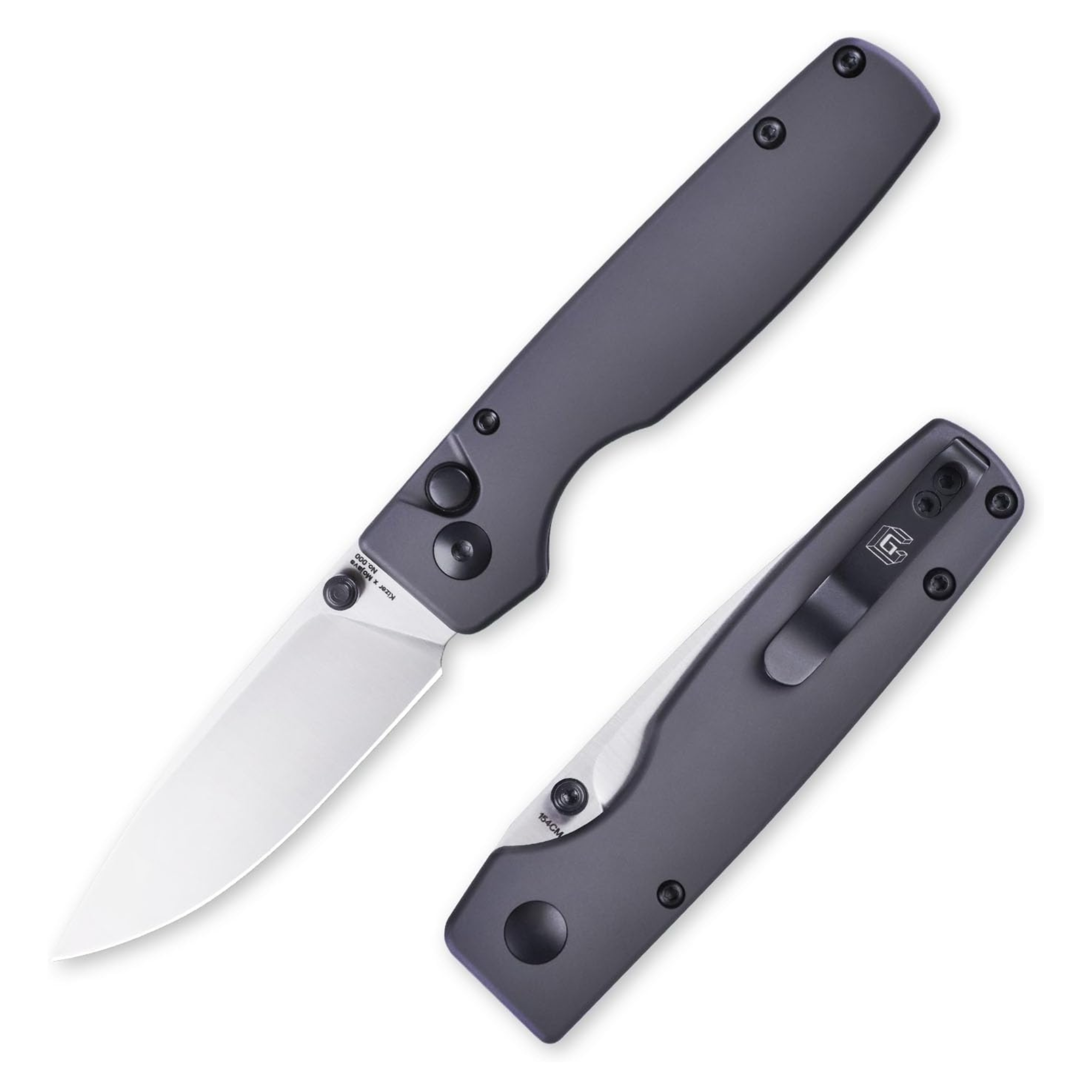 Kizer Original Folding 3: Drop Point Steel EDC Pocket Knife
