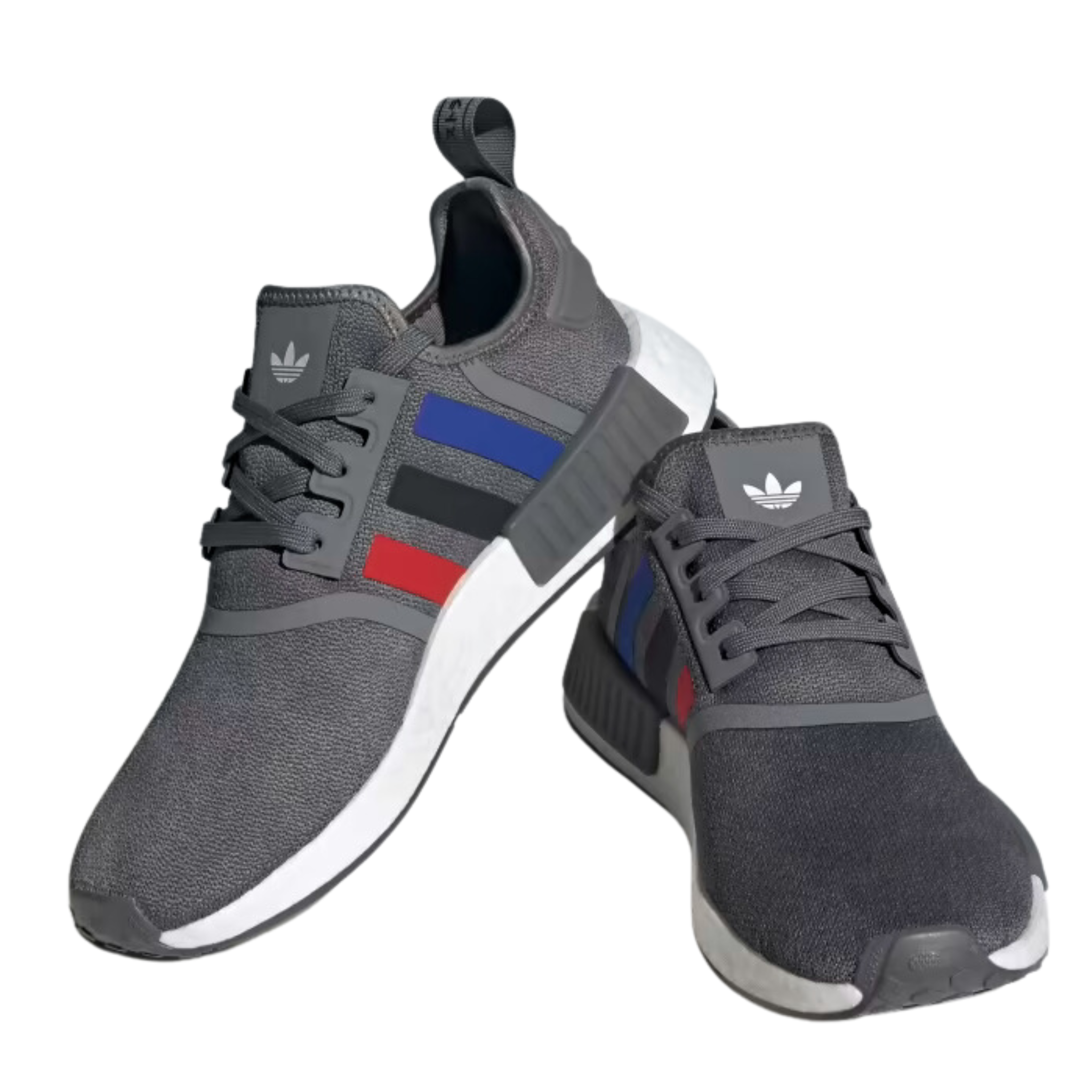 adidas Men's NMD_R1 Shoes (Grey Four/Better Scarlet/Core Black)