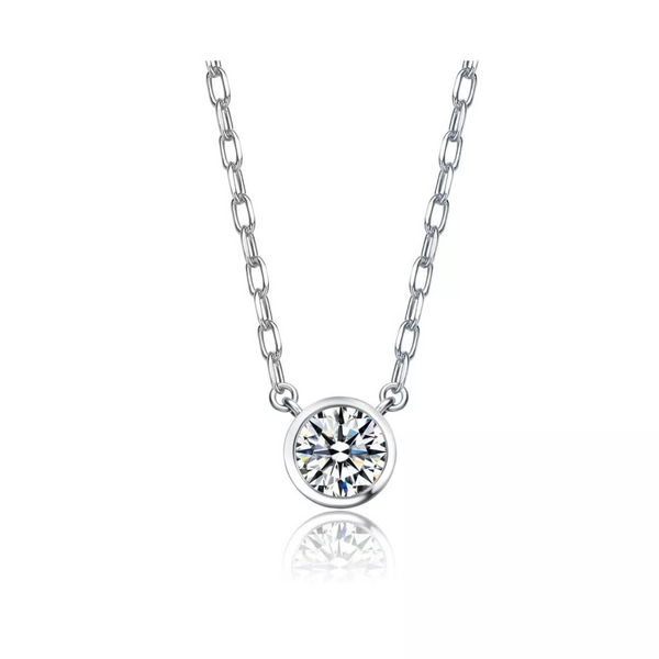 Classic Round Stud Necklace