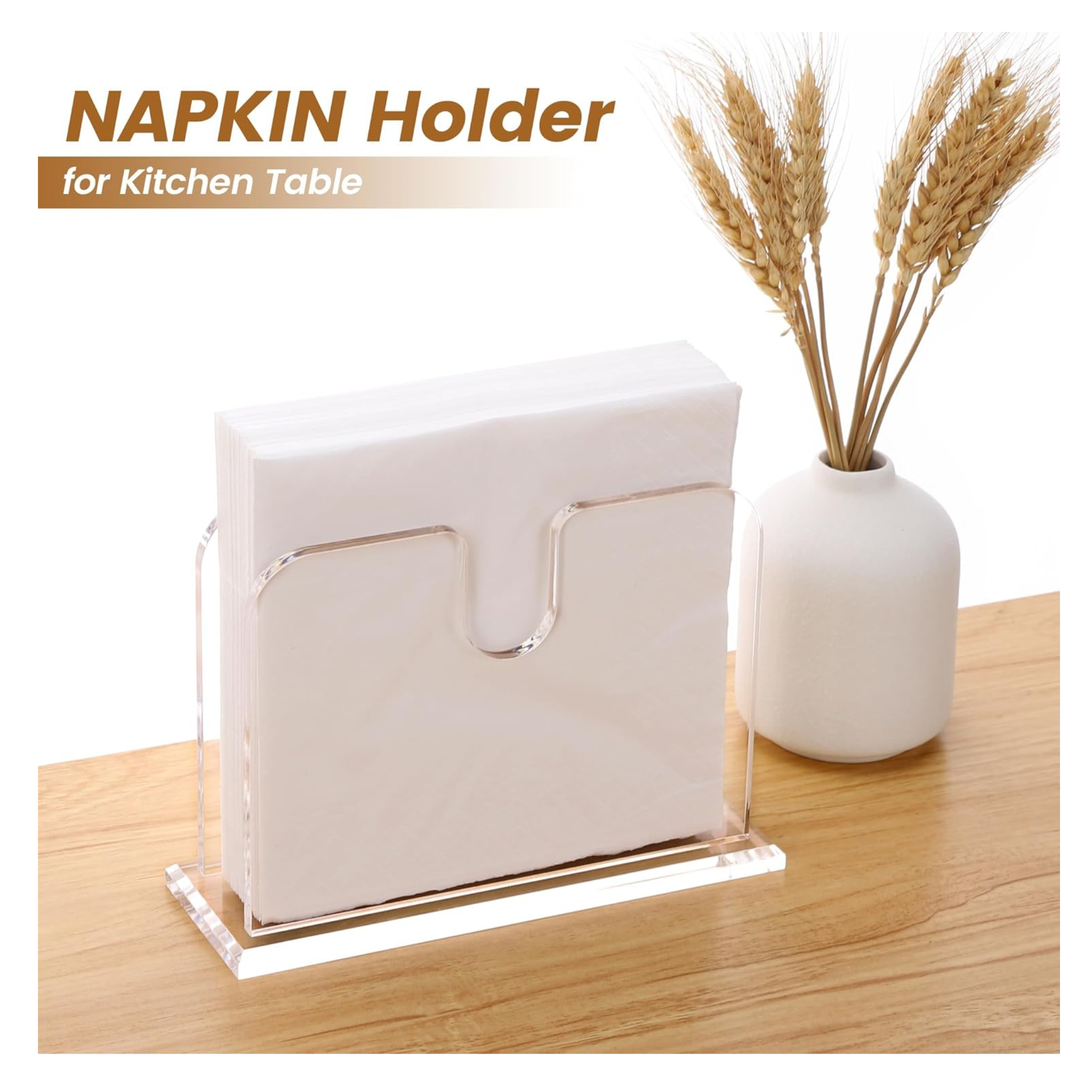 Clear Acrylic Napkin Holder