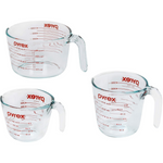 Pyrex 3-Piece Glass Measuring Cup Set